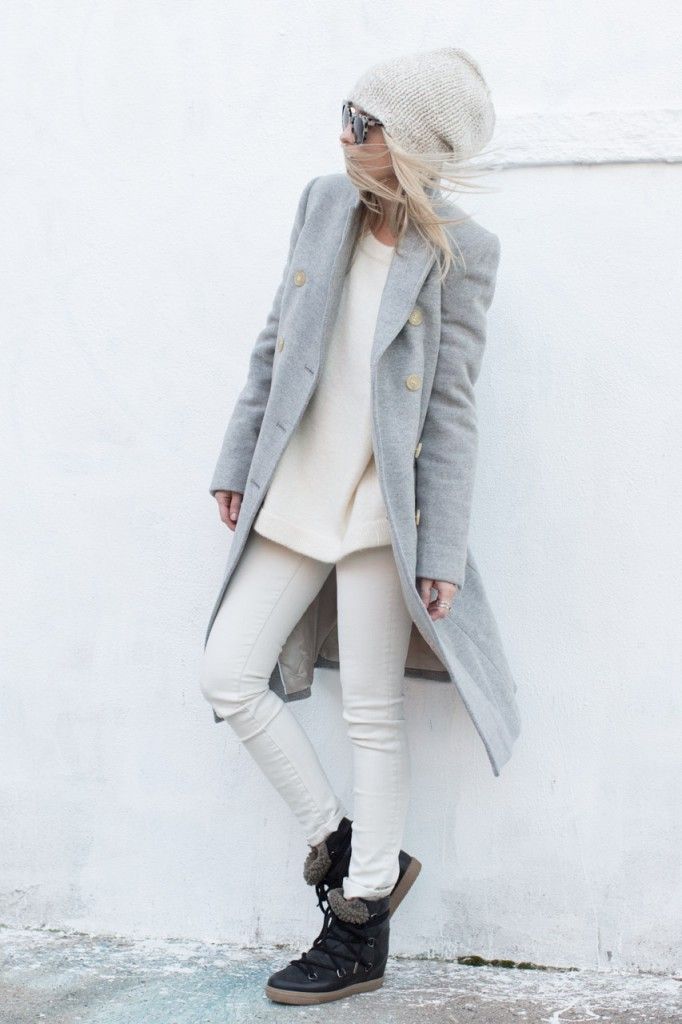 white winter boots outfit