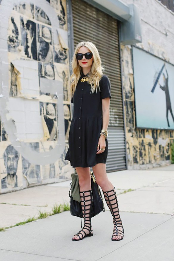 gladiator-sandals-via-shirt-dress-all-black-work-summer-via-