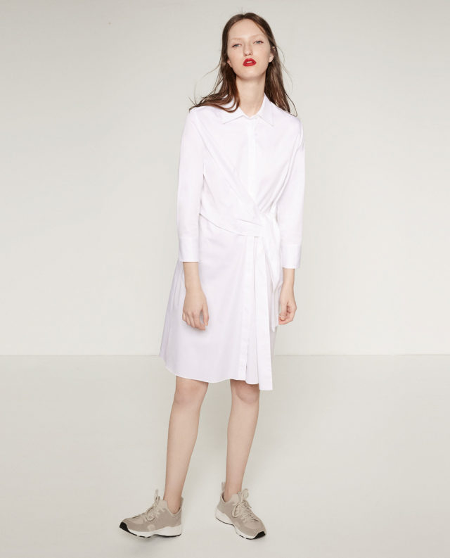 White Zara Shirt Dress on Sale, UP TO ...