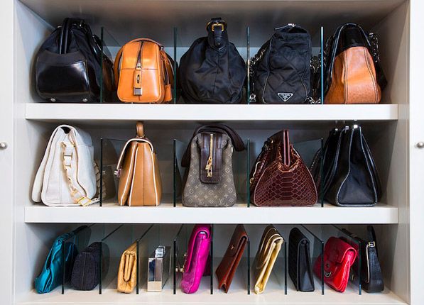 purse organizing-closet organization-via-purewow
