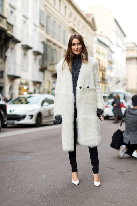 How To Wear A Fur Coat Without Looking, Large White Fur Coats