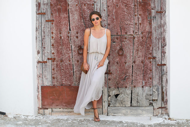 summer maxi dress-lace up sandals-summer weekend going out night out-party-