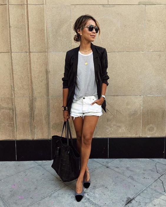 31 Outfits That Prove Blazers and Shorts Aren't Mutually Exclusive –  StyleCaster