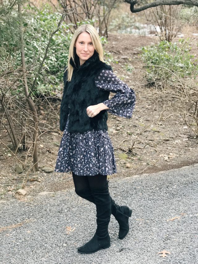 winter and spring dress