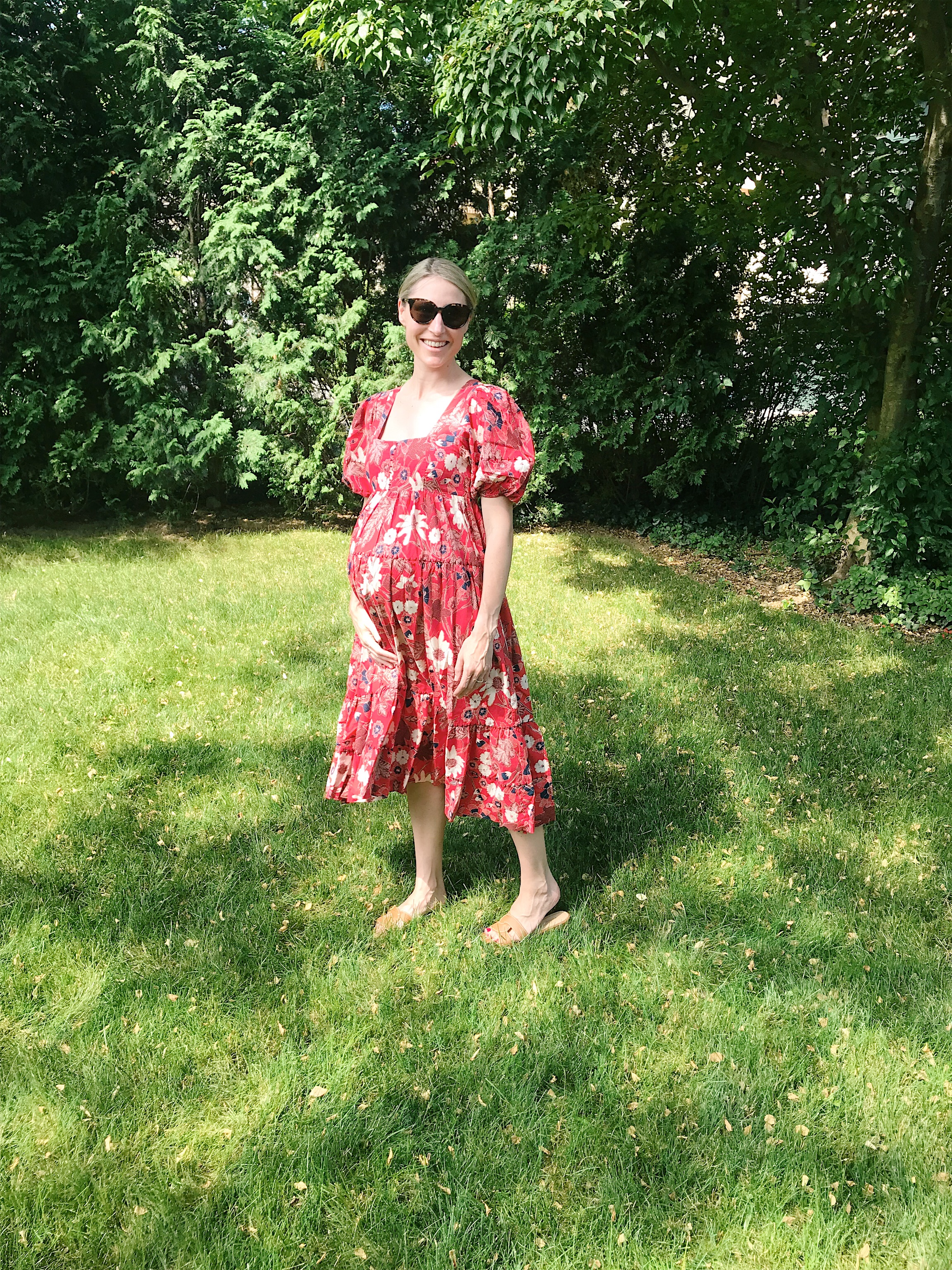 Fourth of July maternity dress