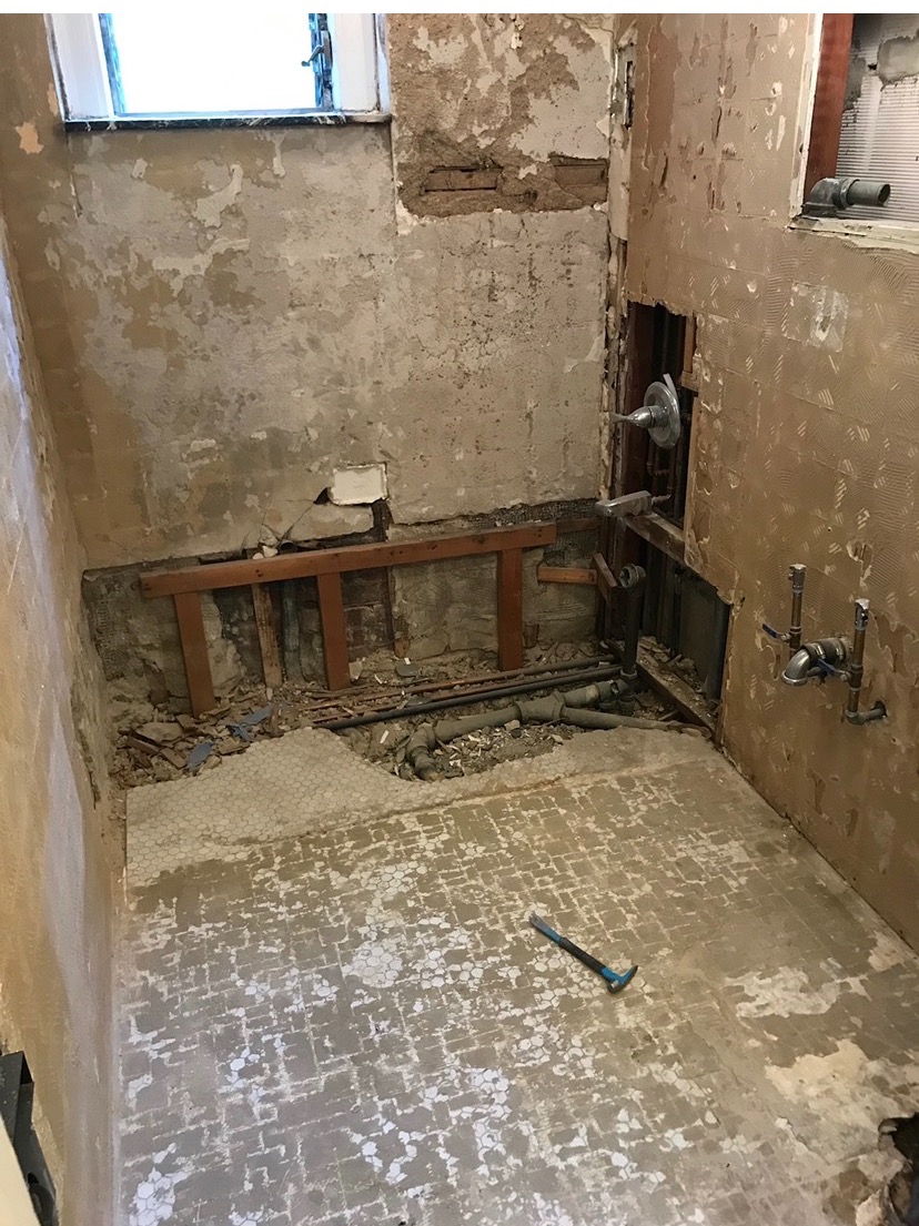 bathroom before and after remodel